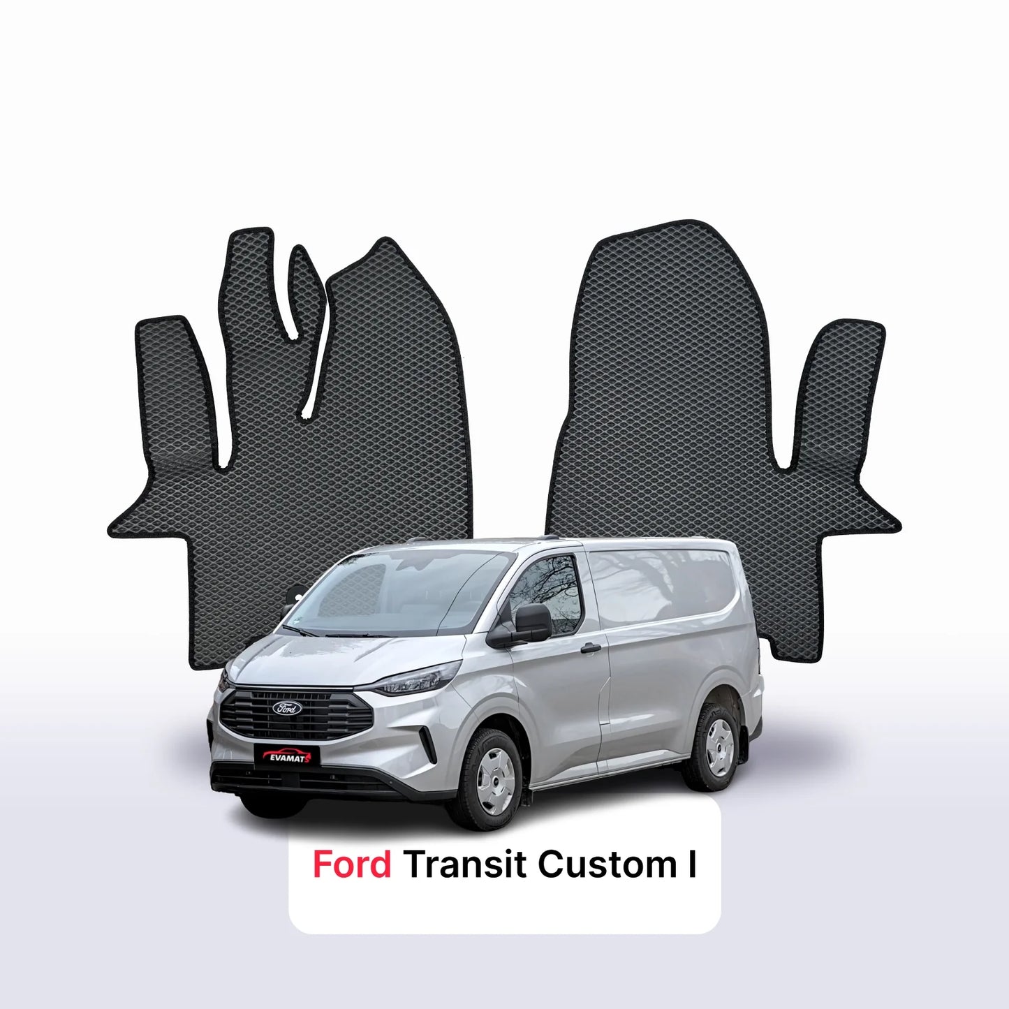 Car mats EVAMATS for Ford Transit Custom 1 gen 2012-2023 year VAN