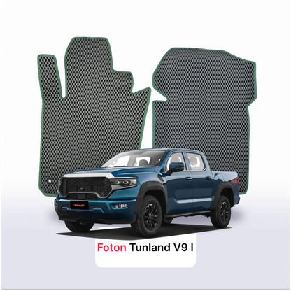 Car mats EVA for Foton Tunland V9 1 gen 2023-2028 year Pick-Up double cabin