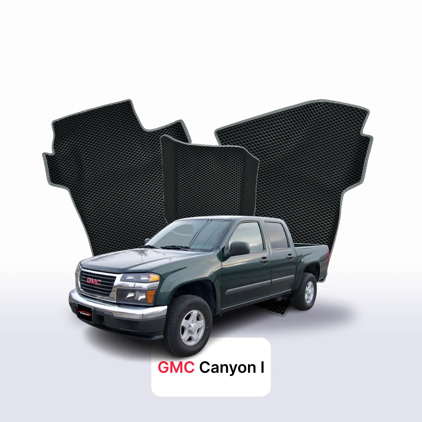 Car mats EVA for GMC Canyon 1 gen 2004-2012 year Pick-Up double cabin