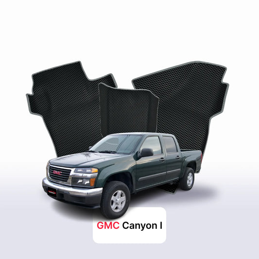 Car mats EVA for GMC Canyon 1 gen 2004-2012 year Pick-Up z double cabin