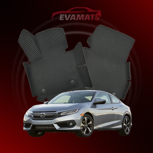 Tapis de voiture EVAMATS pour Honda Civic 10 gen 2015-2021 année COUPE