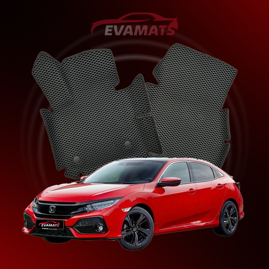 Tapis de voiture EVAMATS pour Honda Civic 10 gen 2015-2021 année HATCHBACK 5 portes