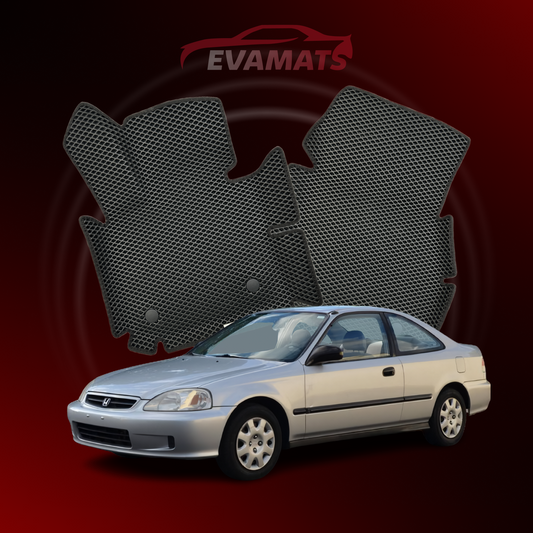 Tapis de voiture EVAMATS pour Honda Civic 6 gen 1995-2001 année COUPE