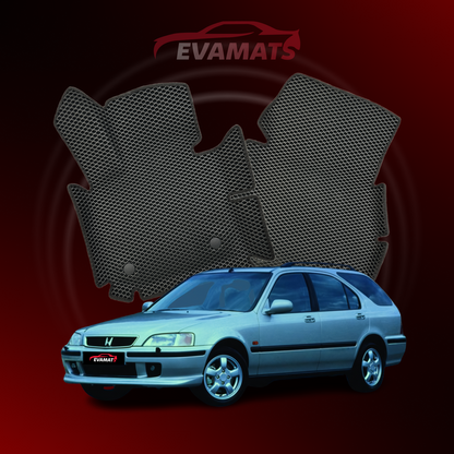 Alfombrillas de coche EVAMATS para Honda Civic 6ª generación año 1995-2001 STATION WAGON