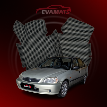 Alfombrillas de coche EVAMATS para Honda Civic 6ª generación año 1995-2001 SEDAN