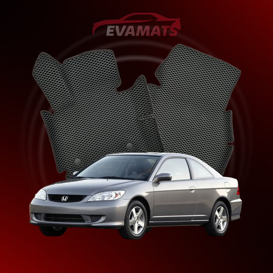 Tapis de voiture EVAMATS pour Honda Civic 7 gen 2000-2006 année COUPE