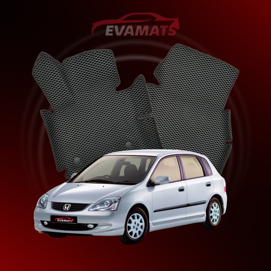 Tapis de voiture EVAMATS pour Honda Civic 7 gen 2000-2006 année HATCHBACK 5 portes