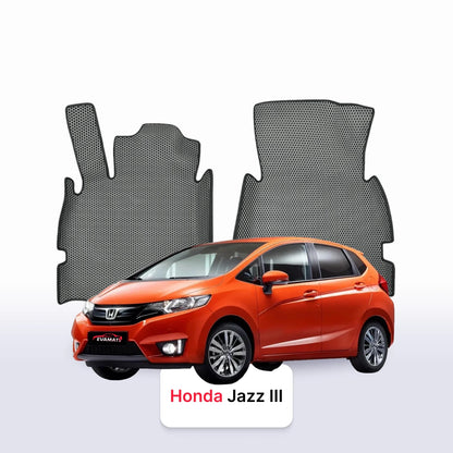 Car mats EVAMATS for Honda Jazz 3 gen 2014-2020 year HATCHBACK 5 door