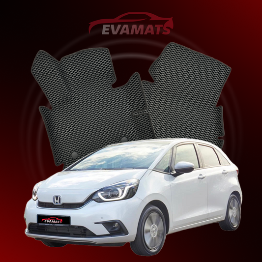 Alfombrillas de coche EVAMATS para Honda Jazz 4ª generación 2020-2023 Híbrido HATCHBACK 5 puertas