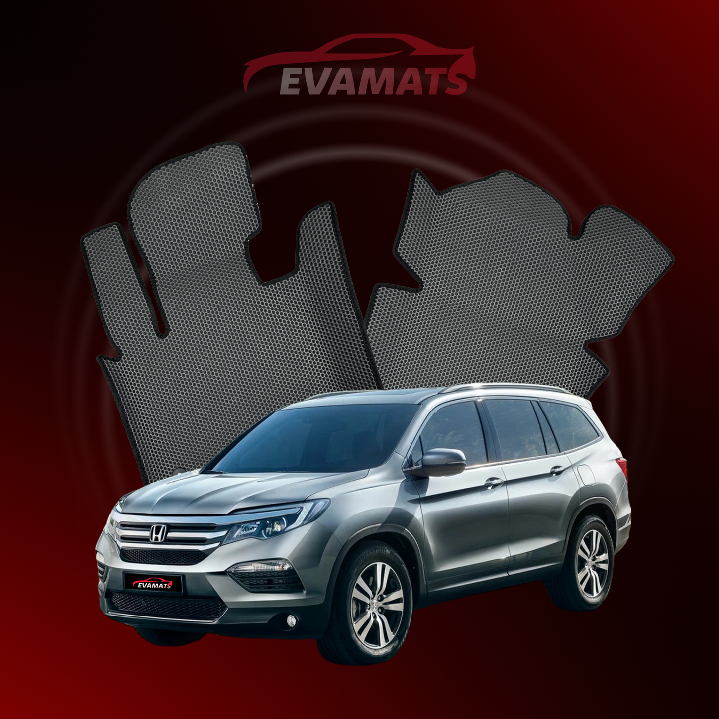 Alfombrillas EVAMATS para Honda Pilot 3ª generación años 2015-2022 SUV