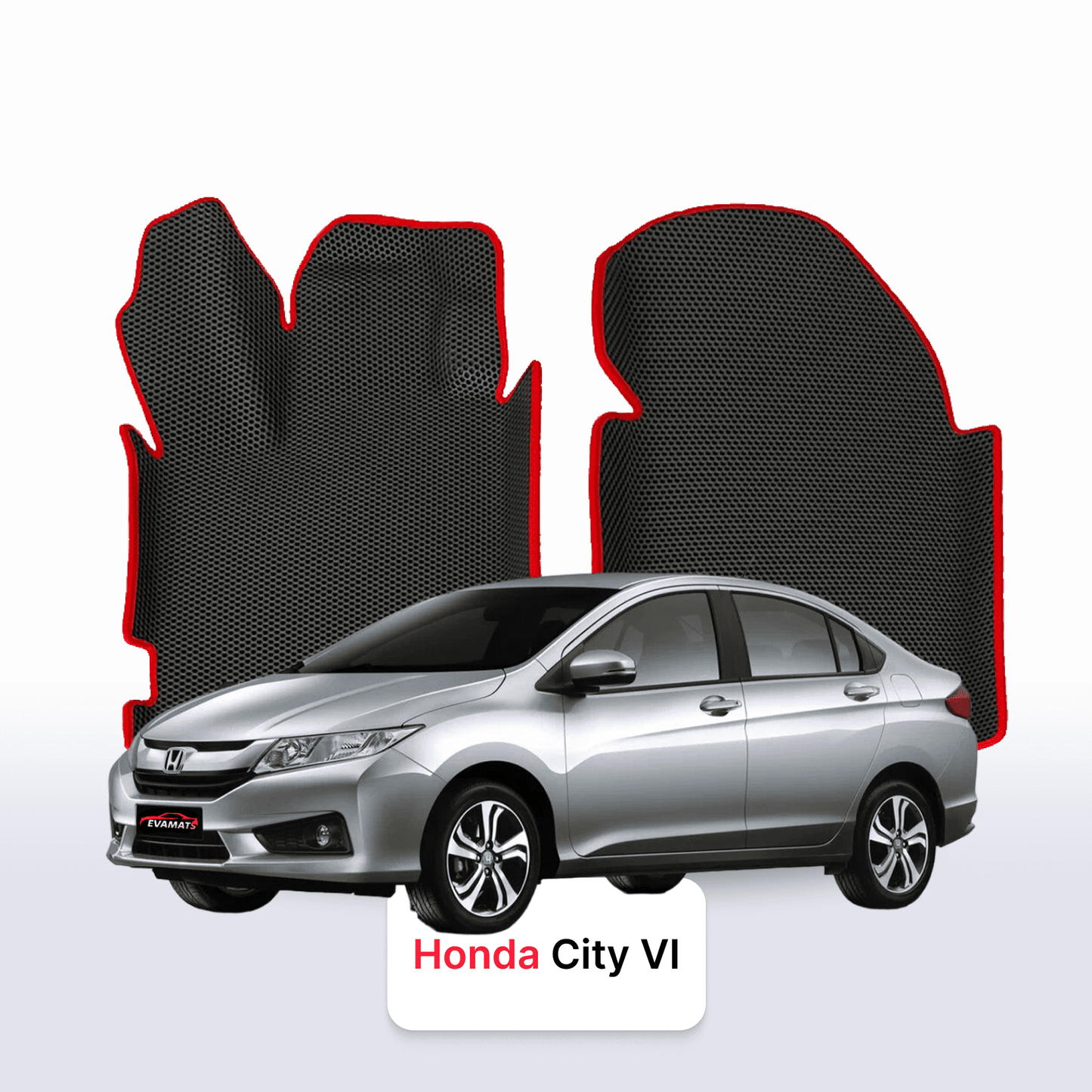 Car mats EVAMATS for Honda City 6 gen 2013-2019 year SEDAN