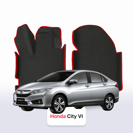 Car mats EVAMATS for Honda City 6 gen 2013-2019 year SEDAN