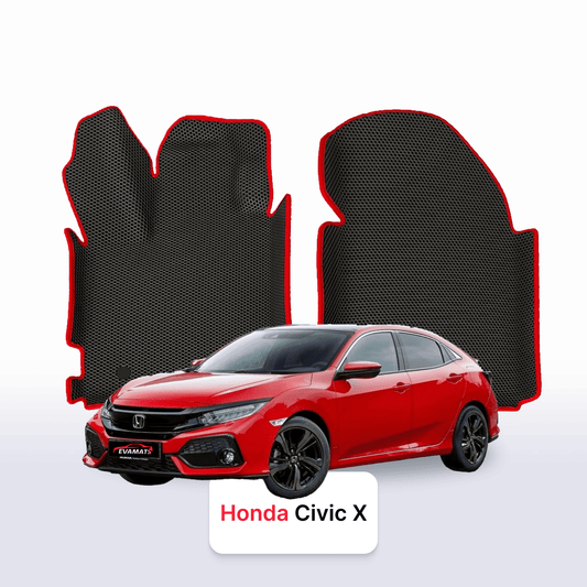 Car mats EVAMATS for Honda Civic 10 gen 2015-2021 year HATCHBACK 5 door