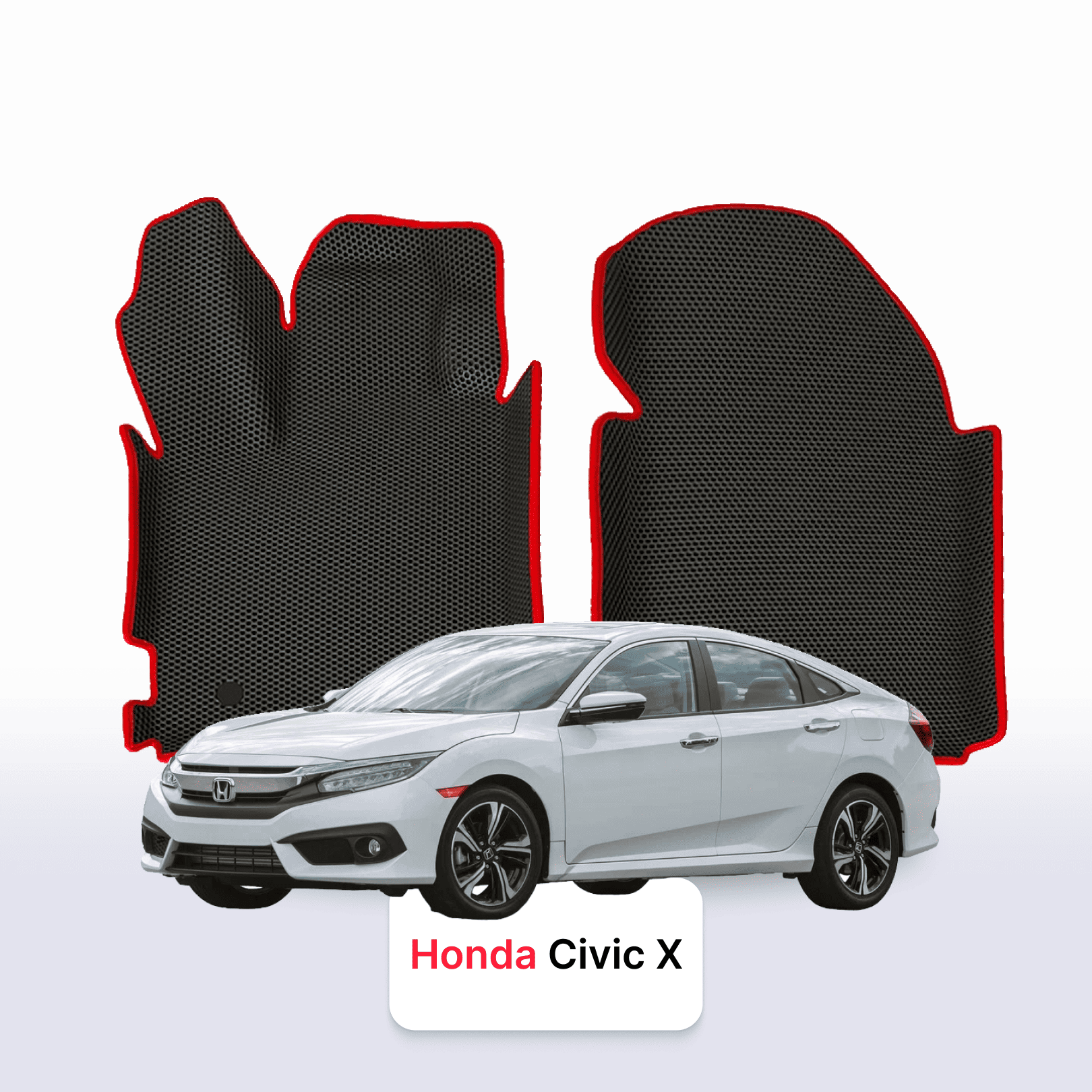 Car mats EVA for Honda Civic 10 gen 2015-2021 year SEDAN