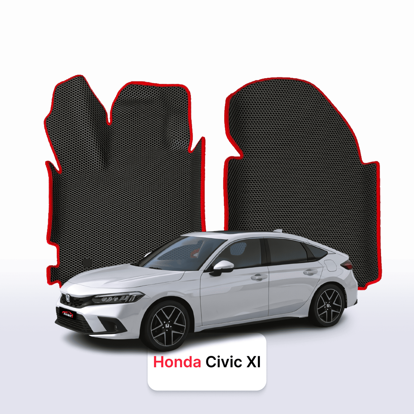 Car mats EVA for Honda Civic 11 gen 2021-2028 year HATCHBACK 5 door