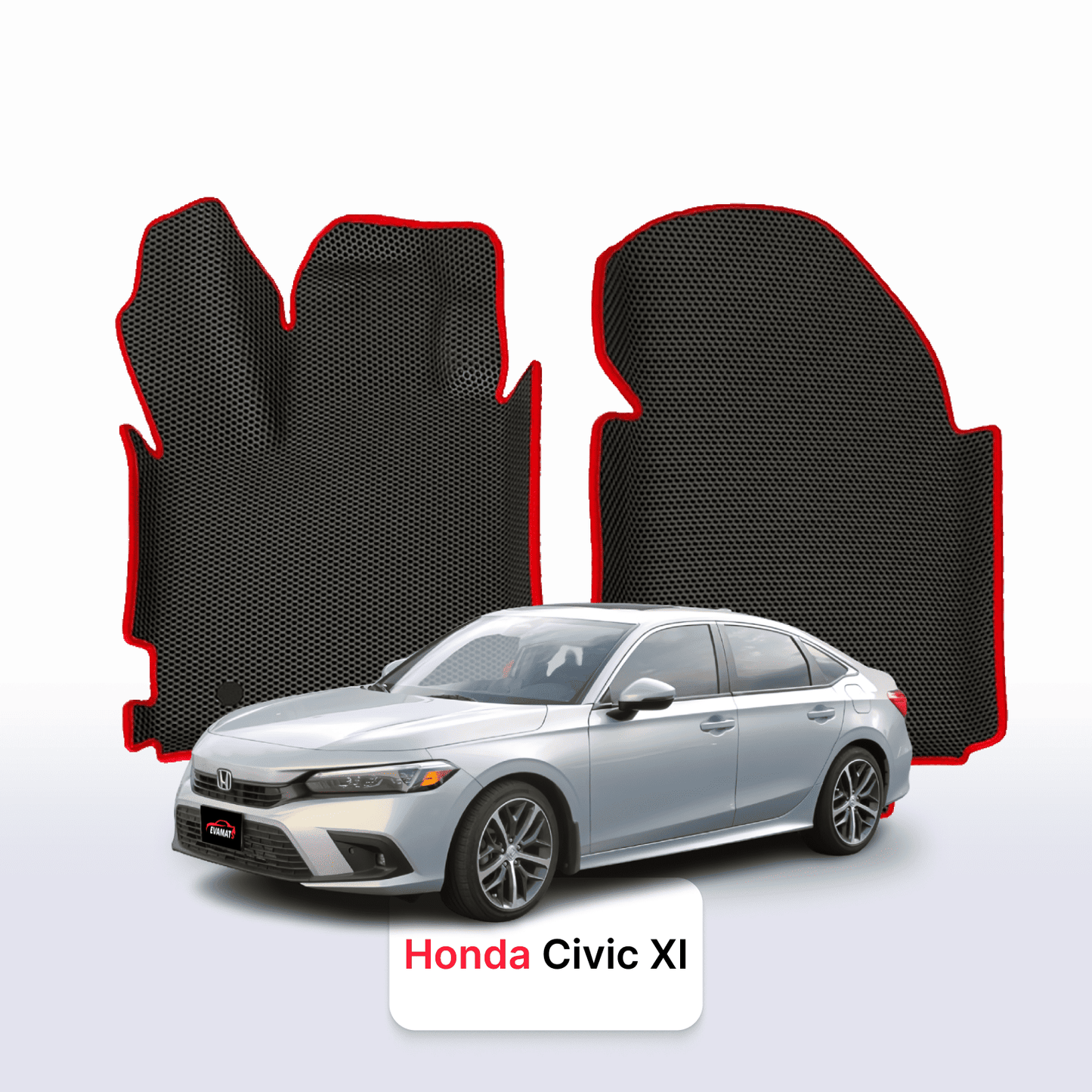Car mats EVAMATS for Honda Civic 11 gen 2021-2025 year SEDAN