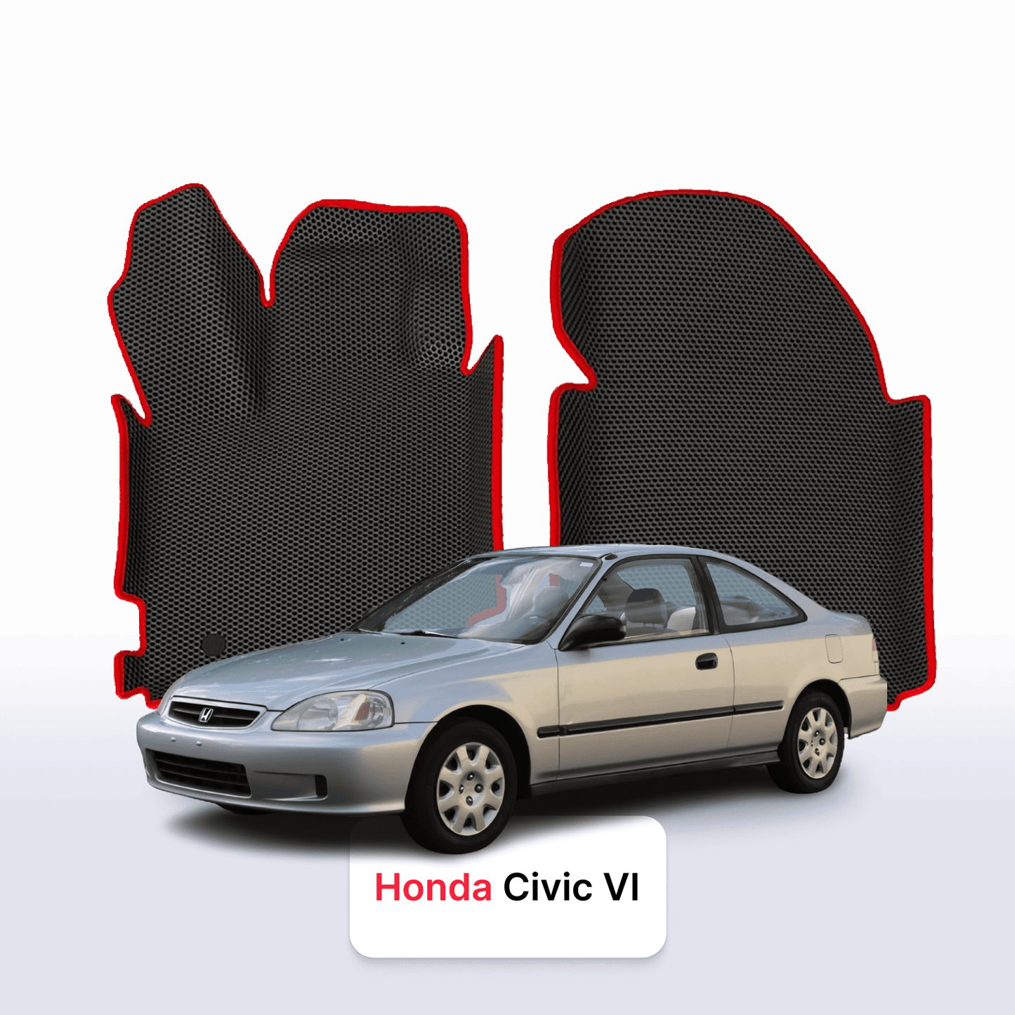 Car mats EVAMATS for Honda Civic 6 gen 1995-2001 year COUPE