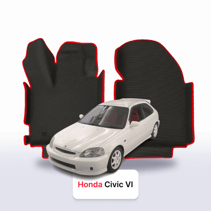 Car mats EVAMATS for Honda Civic 6 gen 1995-2001 year HATCHBACK 3 door