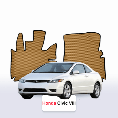Car mats EVAMATS for Honda Civic 8 gen 2005-2012 year COUPE