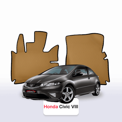 Car mats EVAMATS for Honda Civic 8 gen 2005-2012 year HATCHBACK 3 door