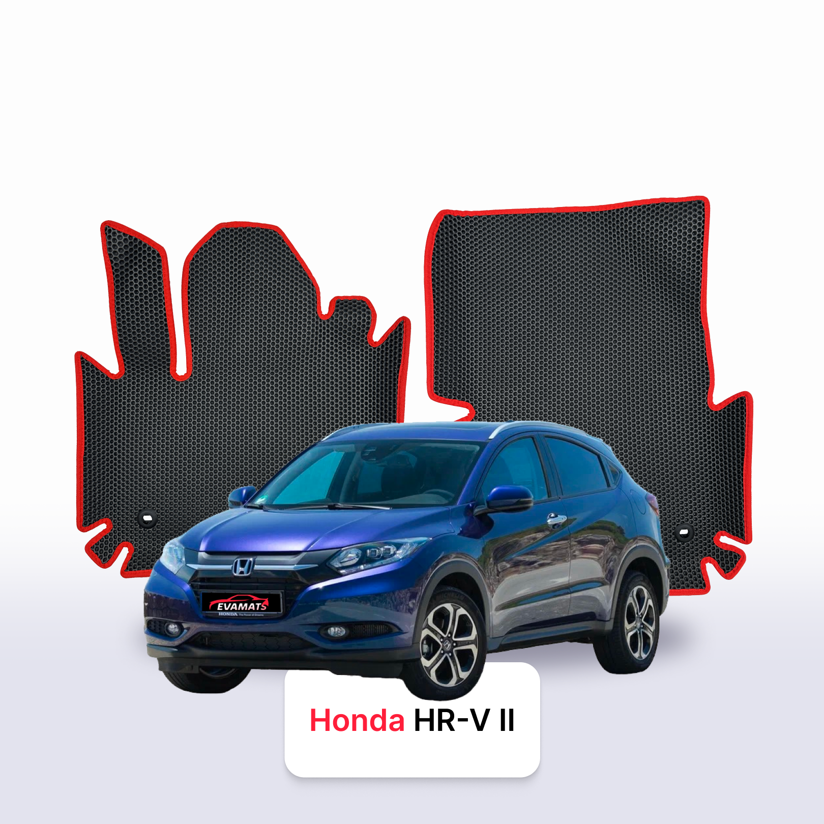 Car mats EVA for Honda HR-V 2 gen 2013-2022 year SUV 5 door