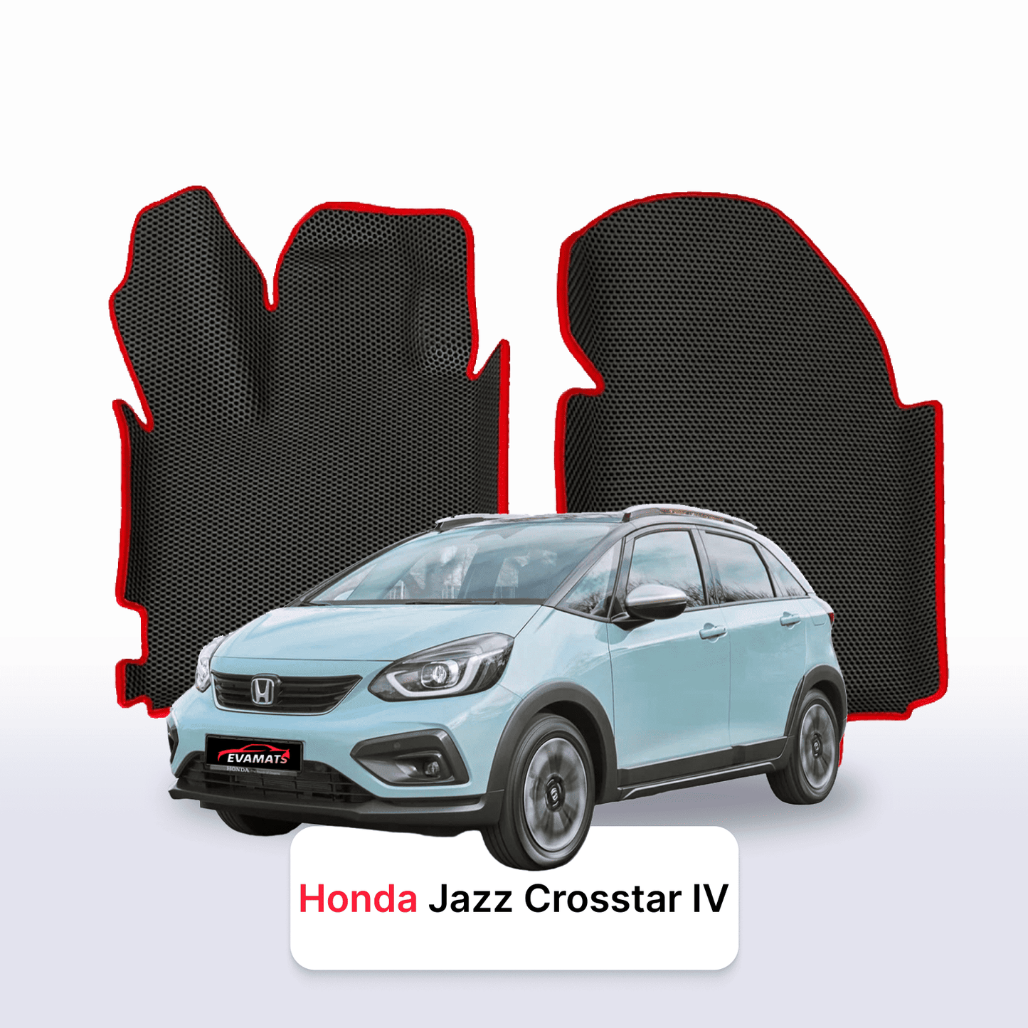 Car mats EVAMATS for Honda Jazz Crosstar 4 gen 2020-2026 year Hybrid HATCHBACK 5 door