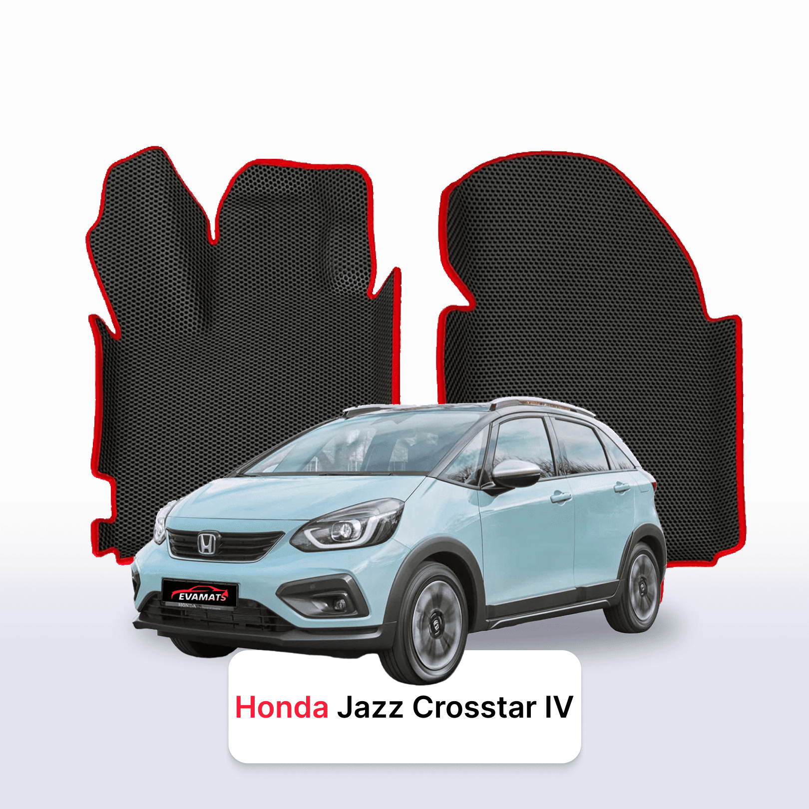 Car mats EVA for Honda Jazz Crosstar 5 gen 2020-2028 year Hybrid HATCHBACK 5 door