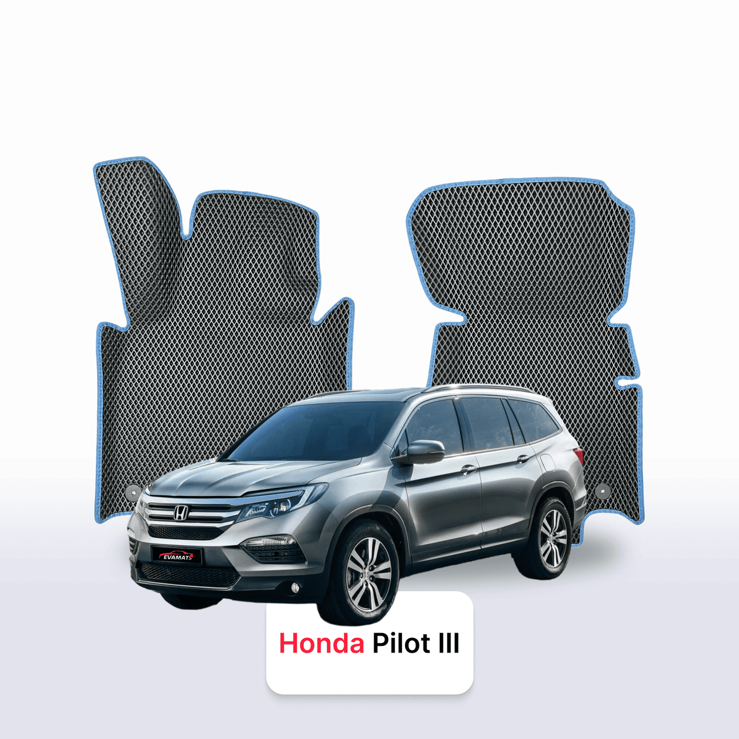 Car mats EVAMATS for Honda Pilot 3 gen 2015-2022 year SUV