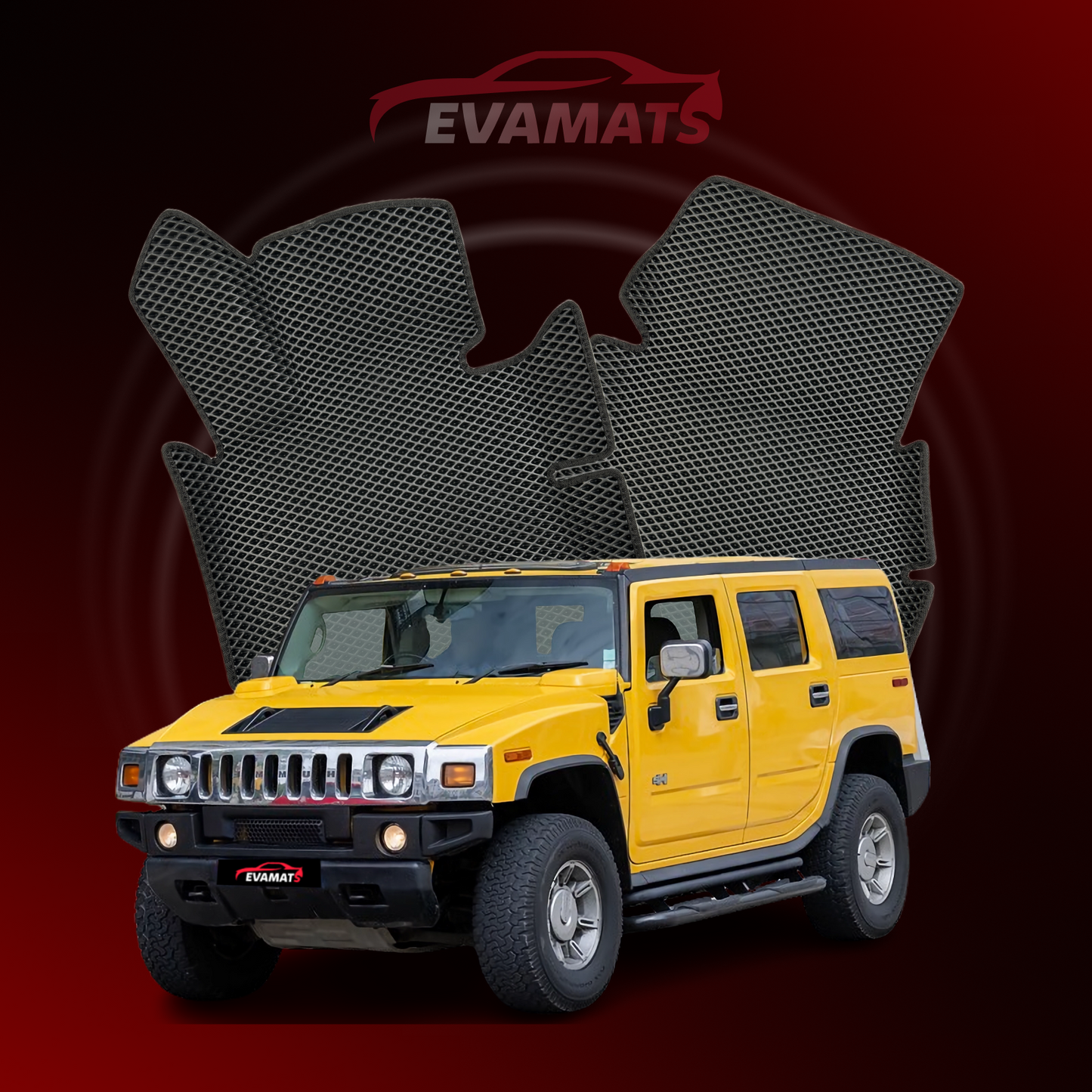 Alfombrillas EVAMATS para Hummer H2 1ª generación años 2002-2009 SUV