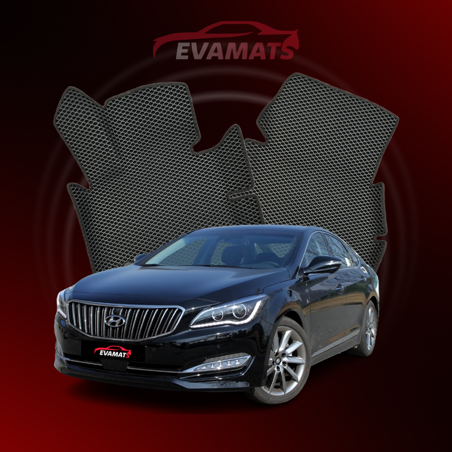 Car mats EVAMATS for Hyundai Aslan 1 gen 2014-2018 year SEDAN