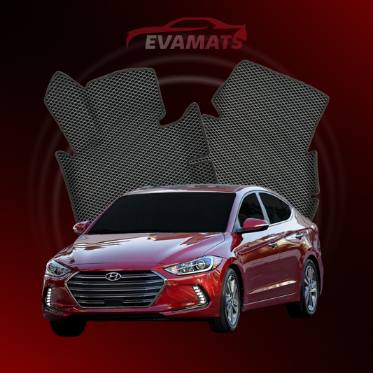 Car mats EVAMATS for Hyundai Avante(AD) 6 gen 2015-2020 year SEDAN