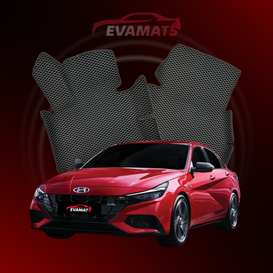 Car mats EVAMATS for Hyundai Avante(CN7) 7 gen 2020-2025 year SEDAN