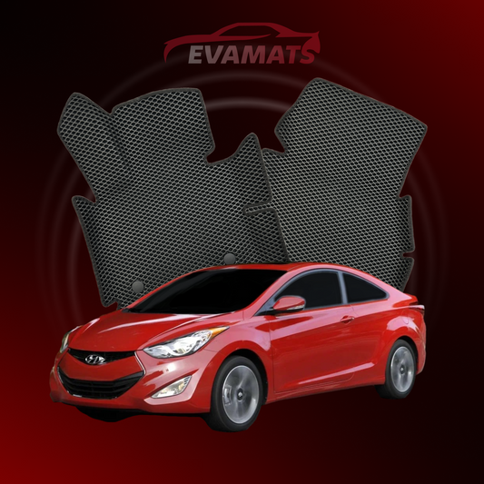 Car mats EVAMATS for Hyundai Avante(MD) 5 gen 2010-2015 year COUPE