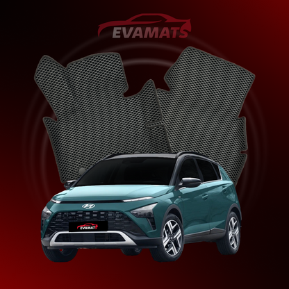 Car mats EVAMATS for Hyundai Bayon 1 gen 2021-2025 year SUV