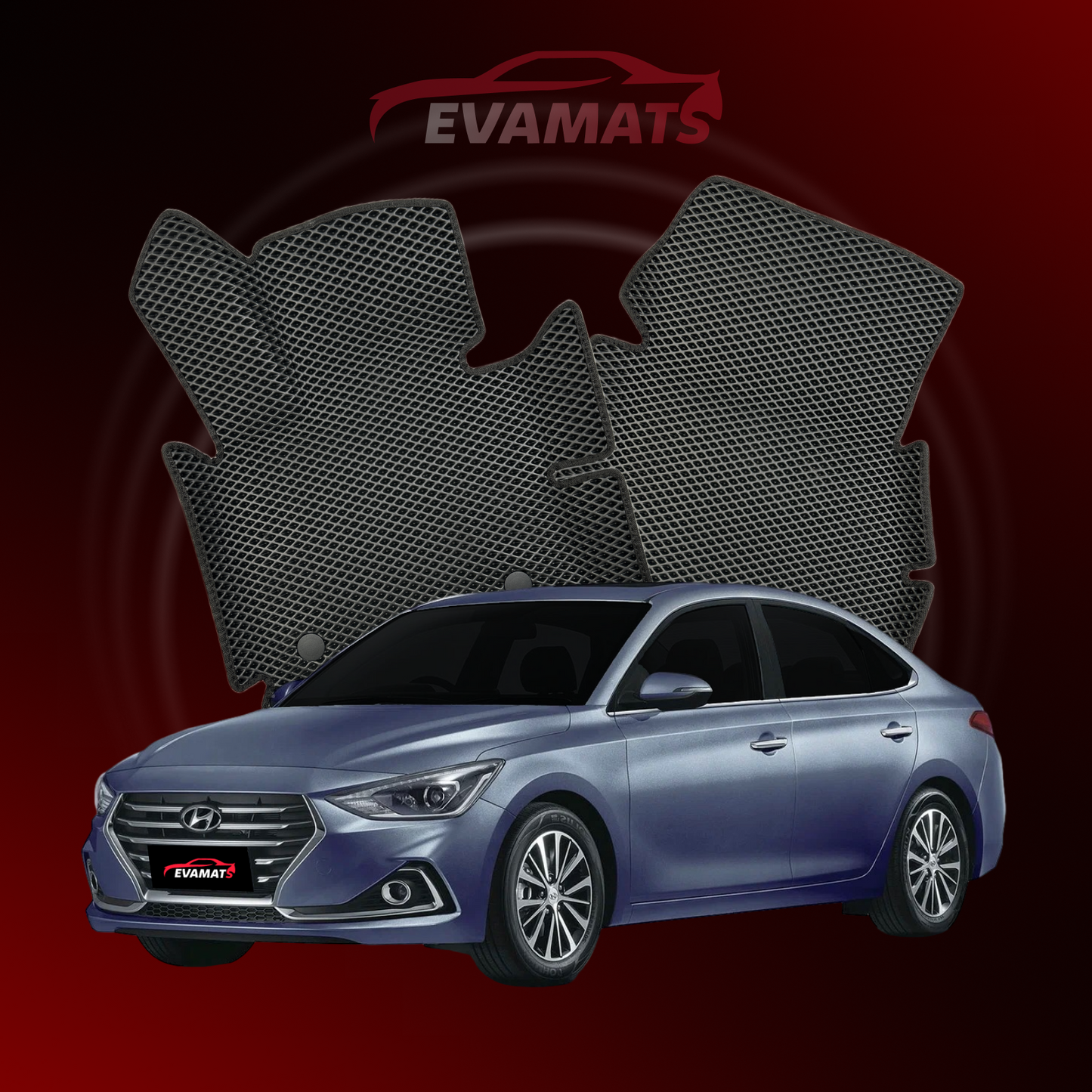 Car mats EVAMATS for Hyundai Celesta 1 gen 2017-2025 year SEDAN