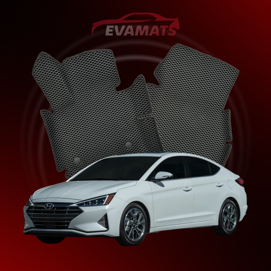 Car mats EVAMATS for Hyundai Elantra(AD) 6 gen 2015-2020 year SEDAN