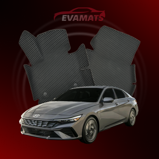 Car mats EVAMATS for Hyundai Elantra(CN7) 7 gen 2020-2025 year SEDAN