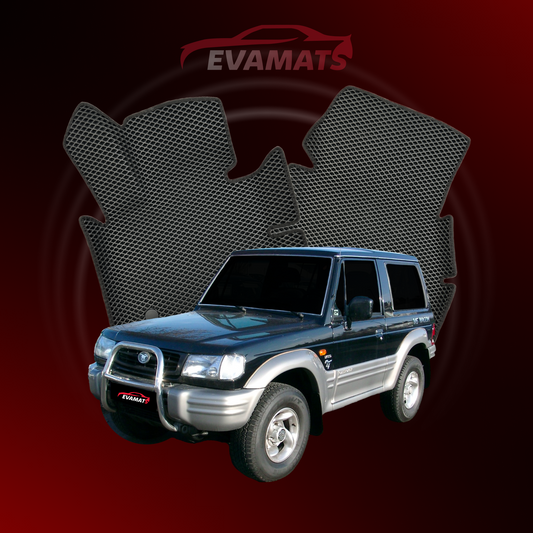 Car mats EVAMATS for Hyundai Galloper 1991-2003 year SUV 3 door