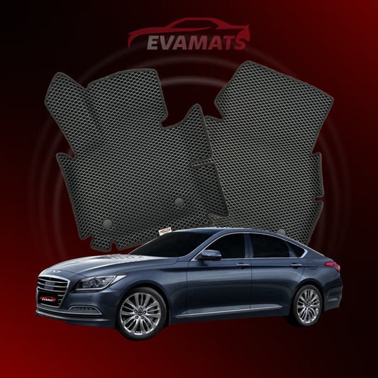 Car mats EVAMATS for Hyundai Genesis 2 gen 2013-2016 year SEDAN