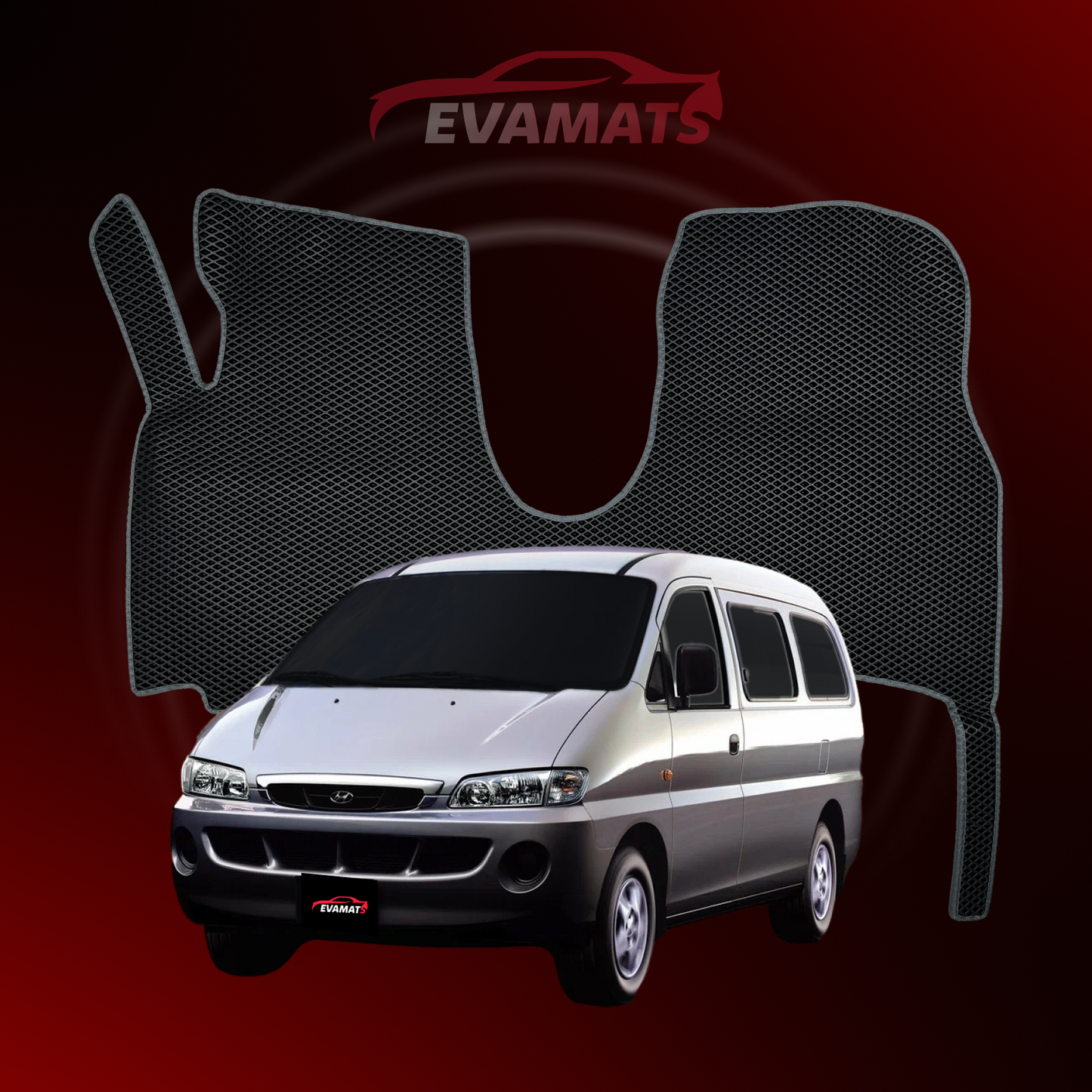 Car mats EVAMATS for Hyundai H-1 1 gen 1997-2007 year MINIVAN