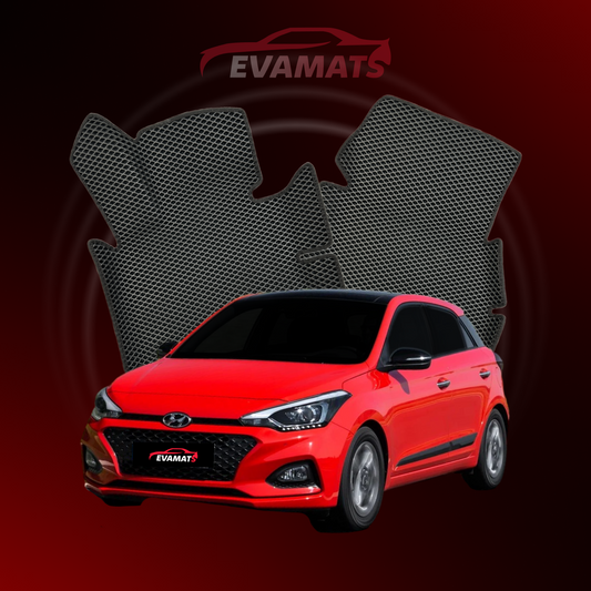 Car mats EVAMATS for Hyundai I20(IB) 2 gen 2014-2020 year HATCHBACK 5 door