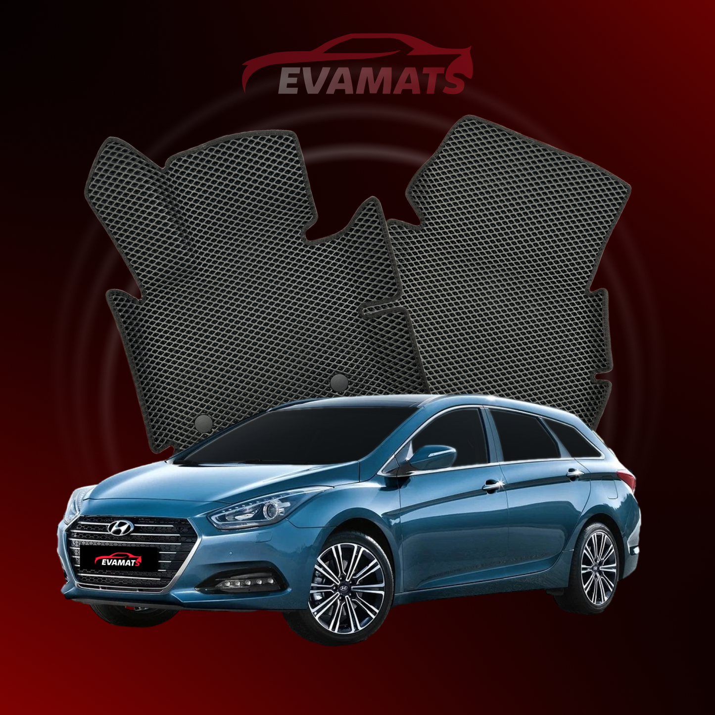 Tapis de voiture EVAMATS pour Hyundai I40 1 gen 2011-2019 année STATION WAGON