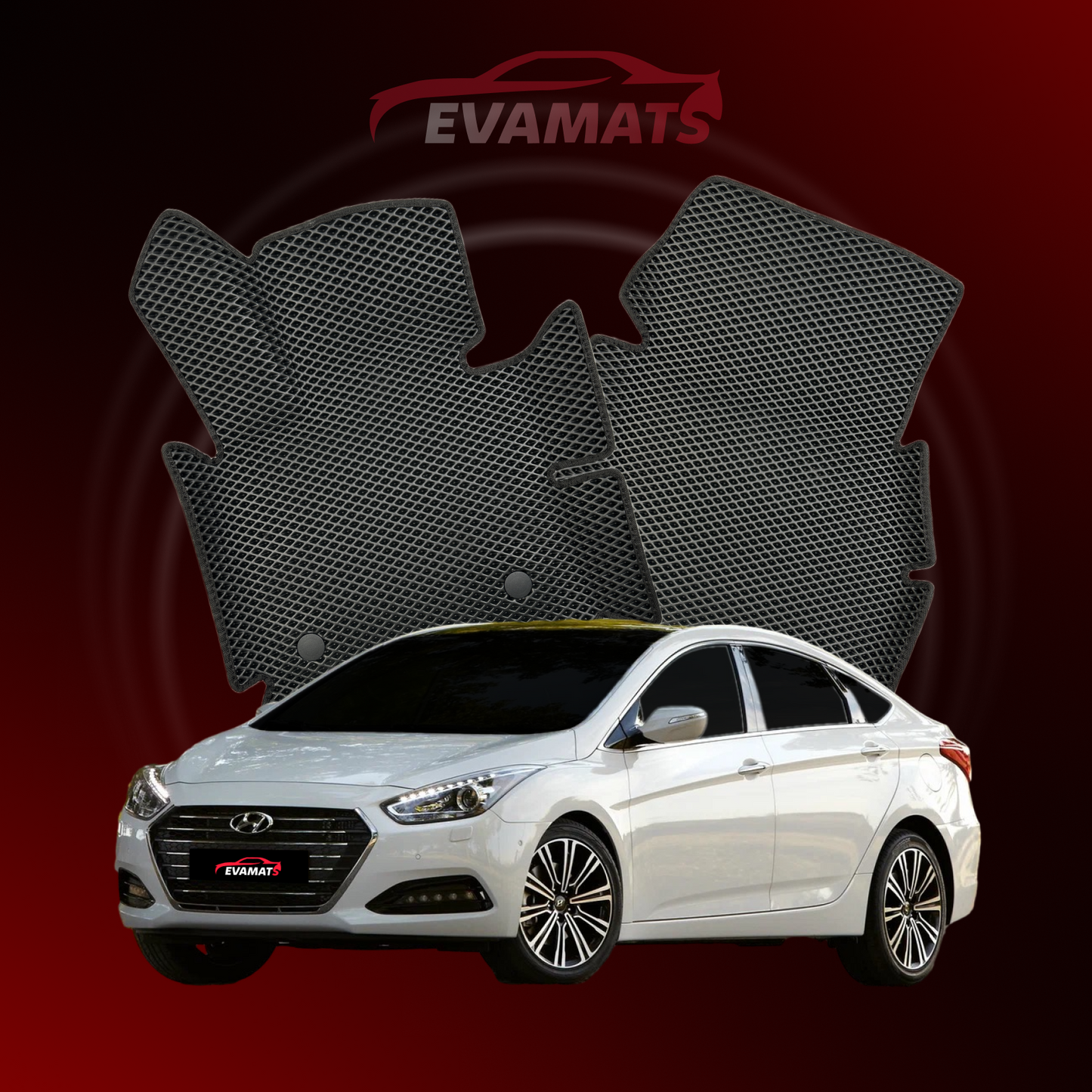 Fußmatten EVAMATS für Hyundai I40 1. Generation 2011-2019 Jahr Limousine