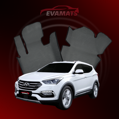 Alfombrillas de coche EVAMATS para Hyundai Santa Fe 3ª generación años 2012-2018 SUV