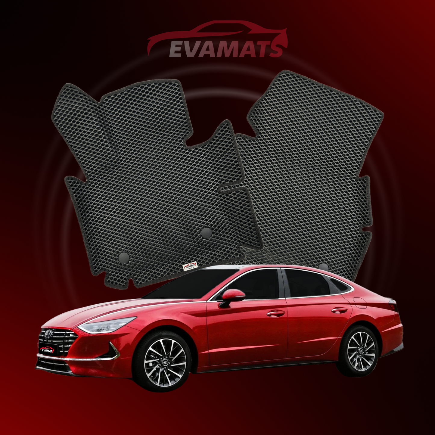 Tappetini per auto EVAMATS per Hyundai Sonata(DN8) 8 gen 2019-2025 anno BERLINA