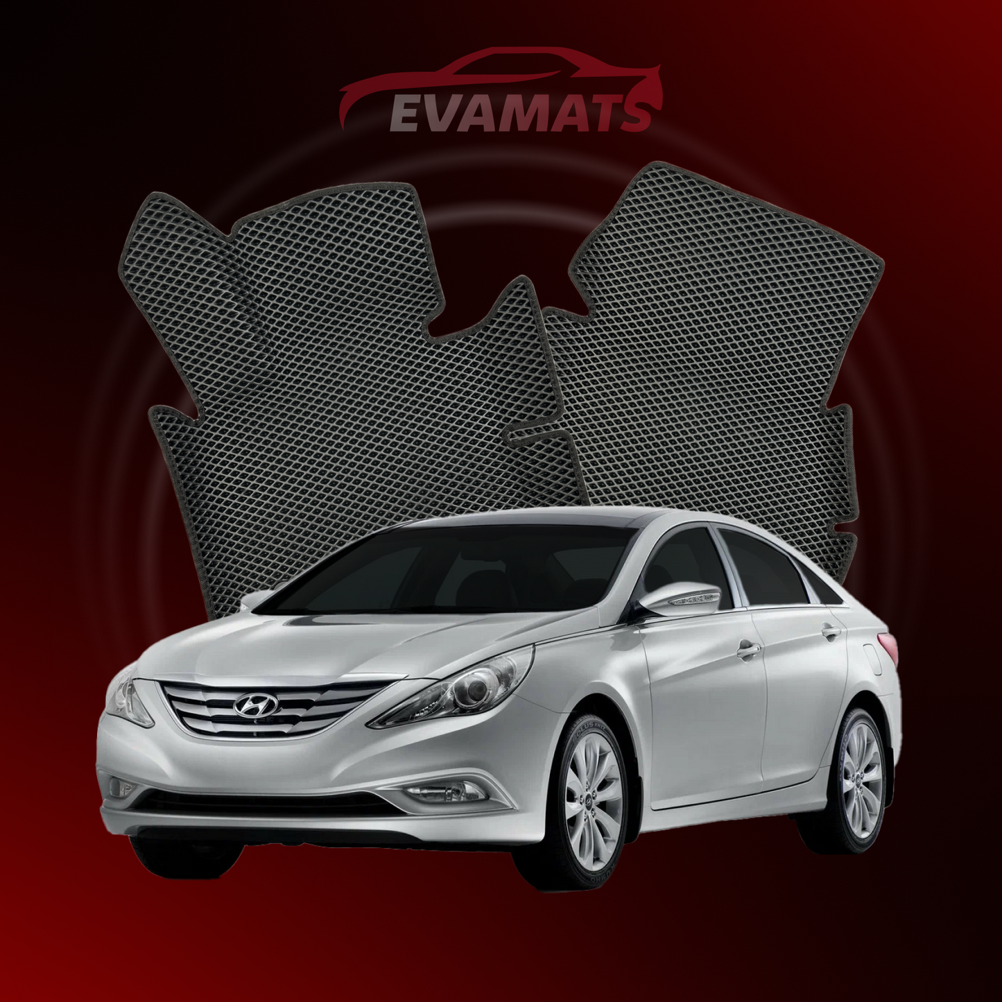 Autokoberce EVAMATS pre Hyundai Sonata(YF) 6 gen 2009-2014 rok SEDAN