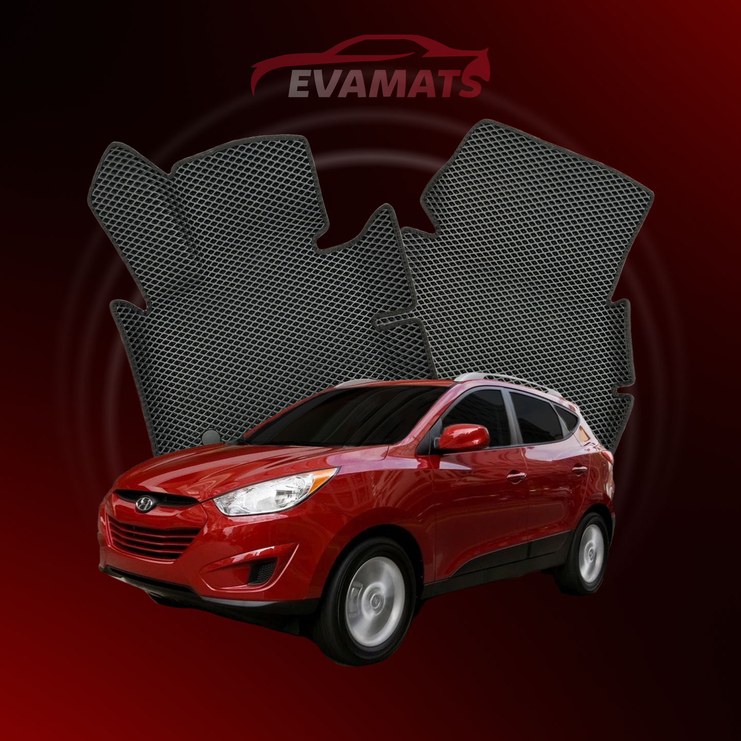 Fußmatten EVAMATS für Hyundai Tucson 2 Gen 2009-2015 Jahr SUV