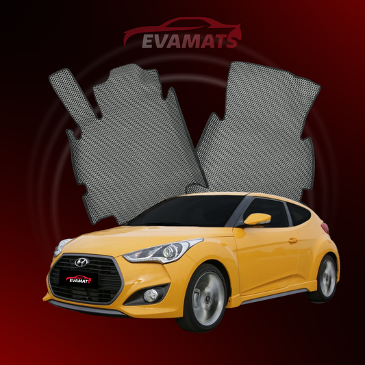 Fußmatten EVAMATS für Hyundai Veloster 1. Generation 2011-2018 Jahr FLIEßHECK 4-Türer