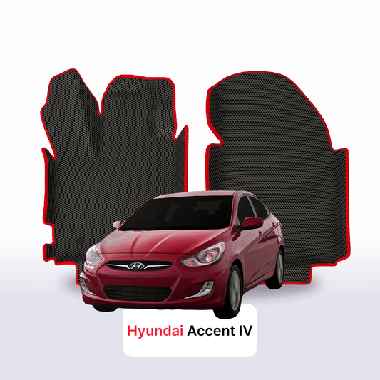Car mats EVAMATS for Hyundai Accent 4 gen 2010-2017 year SEDAN