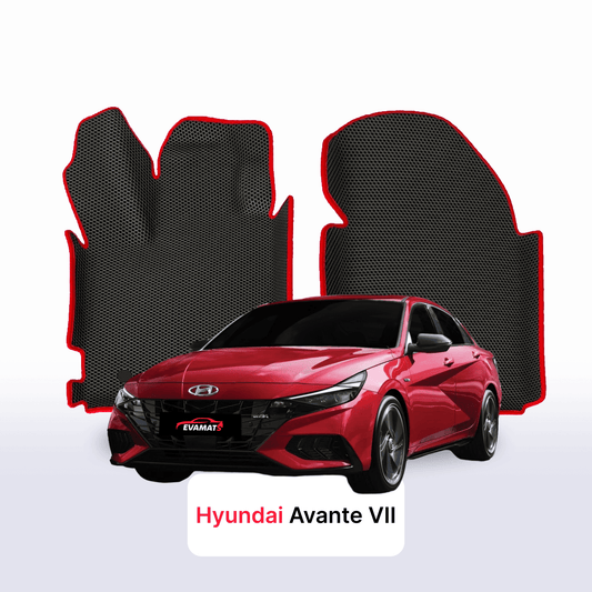Car mats EVAMATS for Hyundai Avante(CN7) 7 gen 2020-2028 year SEDAN